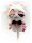 Hazbin Hotel Schlüsselanhänger Plüsch Angel Dust Kitty 13 cm