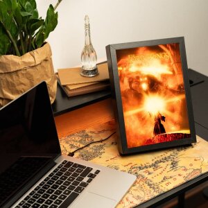 Der Herr der Ringe Gerahmtes LED-Panel 28 x 20 cm
