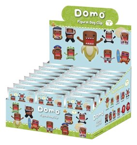 Domo-kun 3D PVC-Taschenanhänger Serie 1 Display (24)