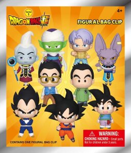 Dragon Ball Super 3D PVC-Taschenanhänger Serie 1 Display (24)