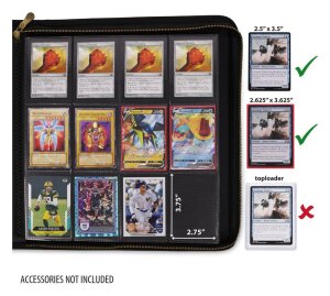 Enhance TCG Series Sammelkartenalbum Schwarz (624 Karten)