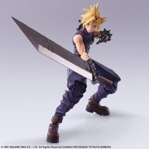 Final Fantasy VII Bring Arts Actionfigur Cloud Strife Digital Plus Edition 15 cm