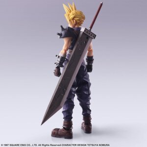 Final Fantasy VII Bring Arts Actionfigur Cloud Strife Digital Plus Edition 15 cm