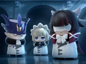 Genshin Impact Minifiguren Fatui Harbingers Chibi Design 7 cm Blind Box Display (9)