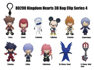 Kingdom Hearts 3D PVC-Taschenanhänger Serie 4...