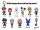 Kingdom Hearts 3D PVC-Taschenanhänger Serie 4 Display (24)