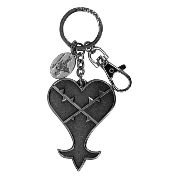 Kingdom Hearts Metall-Schlüsselanhänger Heartless Logo