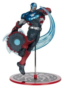 Marvel Rivals Collection 1/10 Actionfigur Captain America...