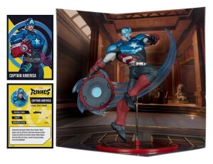 Marvel Rivals Collection 1/10 Actionfigur Captain America 20 cm