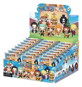 One Piece 3D PVC-Taschenanhänger Serie 2 Display (24)