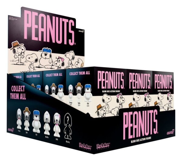 Peanuts ReAction Actionfiguren Snoopys Siblings Wave 10 Blind Box 10 cm Display (12)