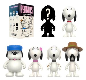 Peanuts ReAction Actionfiguren Snoopys Siblings Wave 10 Blind Box 10 cm Display (12)