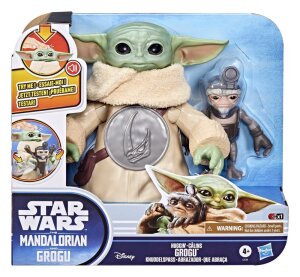 Star Wars: The Mandalorian & Grogu Elektronische Actionfigur Knuddelspaß Grogu & Anzellaner 17 cm
