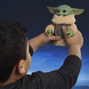 Star Wars: The Mandalorian & Grogu Elektronische Actionfigur Knuddelspaß Grogu & Anzellaner 17 cm