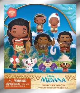 Vaiana 3D PVC-Taschenanhänger Serie 2 Display (24)