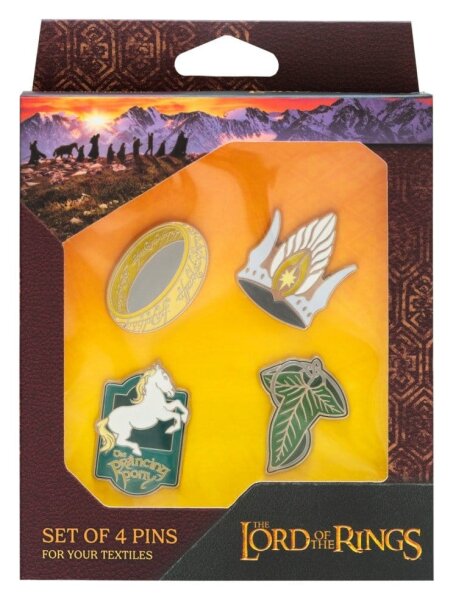 Der Herr der Ringe Ansteck-Pins 4er Set