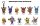 Five Nights at Freddys 3D PVC-Taschenanhänger Serie 1 Display (24)