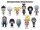 Hunter x Hunter 3D PVC-Taschenanhänger Serie 3 Display (24)