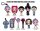 KPop Demon Hunters 3D PVC-Taschenanhänger Serie 2 Display (24)