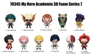 My Hero Academia 3D PVC-Taschenanhänger Serie 7...