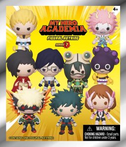 My Hero Academia 3D PVC-Taschenanhänger Serie 7 Display (24)