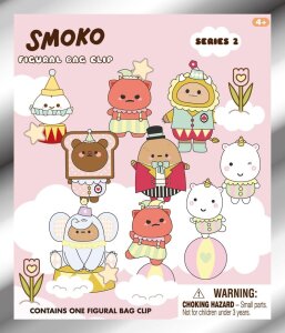Smoko 3D PVC-Taschenanhänger Serie 2 Display (24)