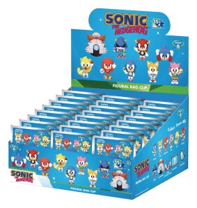 Sonic the Hedgehog 3D PVC-Taschenanhänger Serie 6...