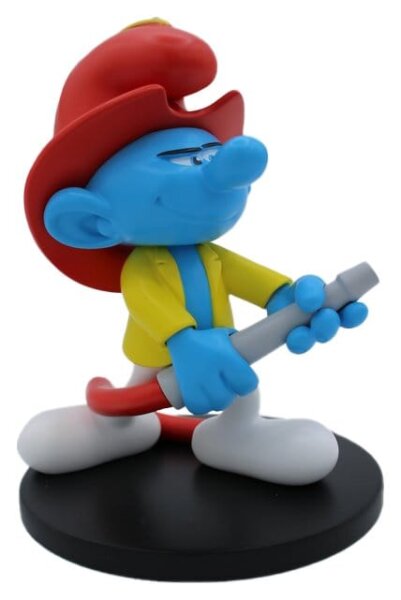Die Schlümpfe Statue Feuerwehrmann-Schlumpf 12 cm
