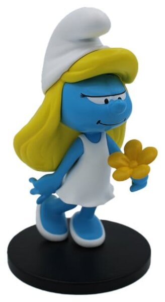Die Schlümpfe Statue Schlumpfine mit Blume 12 cm