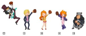 One Piece World Collectable Figure Minifiguren 6 cm...