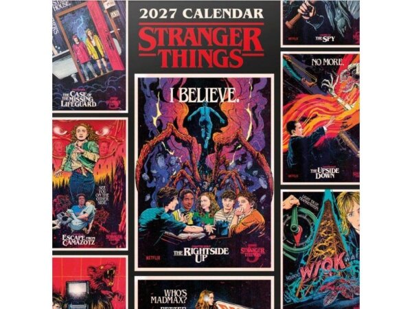Stranger Things Wandkalender 2027 30 x 30 cm