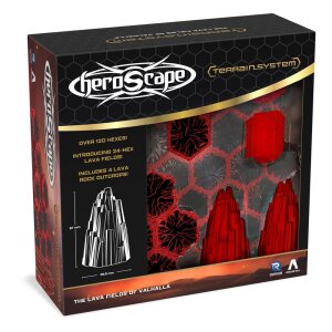 Heroscape Terrain-Erweiterung The Lava Fields of Valhalla...