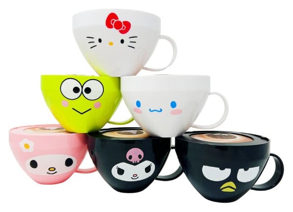 Sanrio Squishy Figuren Hello Kitty Cappuccino Display (8)