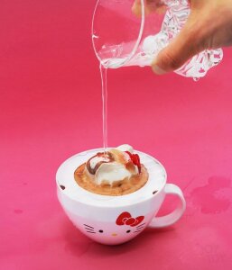 Sanrio Squishy Figuren Hello Kitty Cappuccino Display (8)
