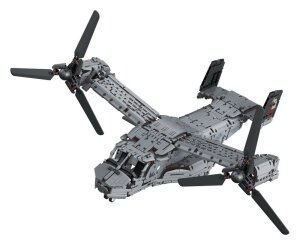 Bell Boeing Brick System Klemmbaustein Set V-22 Osprey 68 cm
