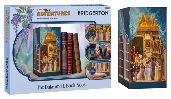 Bridgerton Tiny Adventures Book Nook Mini-Diorama The Duke and I 18 cm