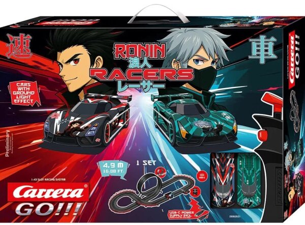 Carrera GO!!! Autorennbahn Set Ronin Racers