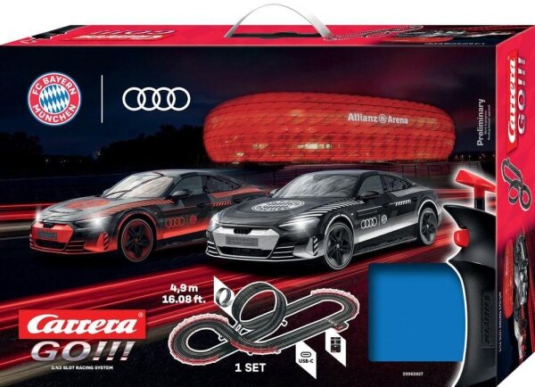 FC Bayern München Carrera GO!!! Autorennbahn Set FC Bayern Racing