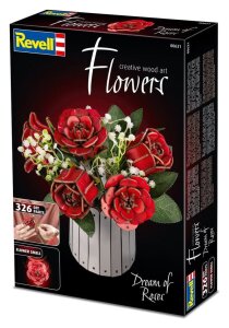 Revell Flowers Holzblumen Dream of Roses 22 cm