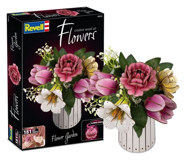 Revell Flowers Holzblumen Flower Garden 22 cm