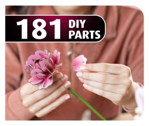 Revell Flowers Holzblumen Flower Garden 22 cm