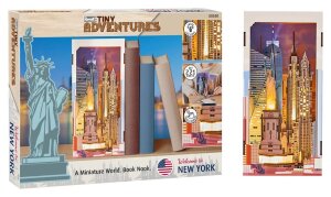 Revell Tiny Adventures Book Nook Mini-Diorama New York 18 cm