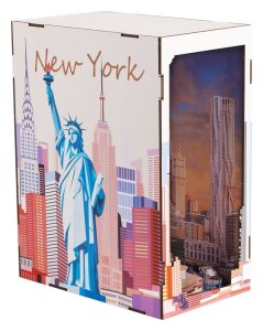 Revell Tiny Adventures Book Nook Mini-Diorama New York 18 cm