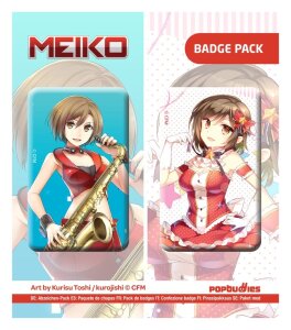 Vocaloid Ansteck-Button 2er-Pack Meiko (Art by Kurisu...