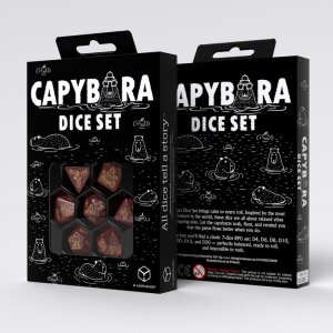 Capybara 7er-Würfelset Chillo
