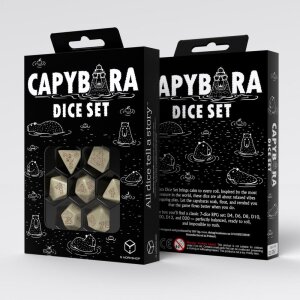 Capybara 7er-Würfelset Sleepie