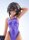 Arms Note PVC Figur 1/7 Buchou-chan of the Swimming Club Purple Swimsuit Ver. 22 cm