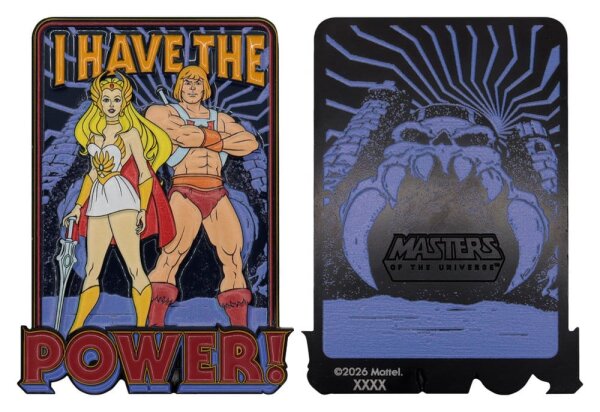 Masters of the Universe Metallbarren He-Man & She-Ra Limited Edition
