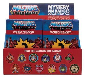 Masters of the Universe Mystery Ansteck-Pins Blind Box Display (12)