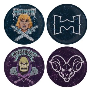 Masters of the Universe Untersetzer 4er-Pack Printed Metal